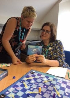 Sleep Game to train staff about children's sleep