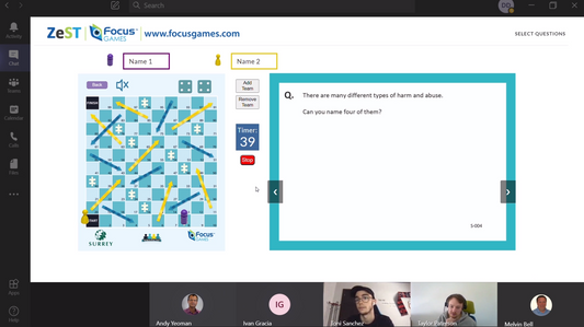 ZeST: a unique game-based solution for engaging learning and memorable online meetings
