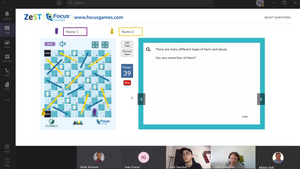 ZeST: a unique game-based solution for engaging learning and memorable online meetings