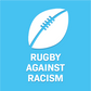 Rugby Against Racism branded boot laces