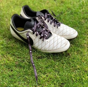 Rugby Against Racism branded boot laces